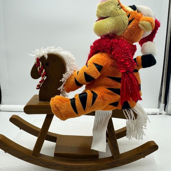 Disney | Holiday | Vintage Disney Tigger On Rocking Horse Musical ...
